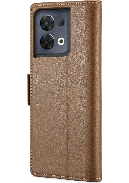 Oppo Caseme 8 Pro 5g Anti Dolandırıcılık Cüzdan Durumda Kart Yuvası Durumda (Yurt Dışından)