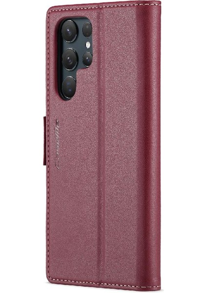 Samsung Galaxy S24 Ultra Kart Yuvası Anti Dolandırıcılık Cüzdan Durumda (Yurt Dışından)