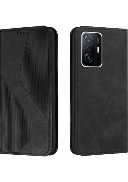 Xiaomi 11T/11T Pro Için Folio Kapak Cüzdan Kickstand Kart Yuvaları Tutucu (Yurt Dışından)