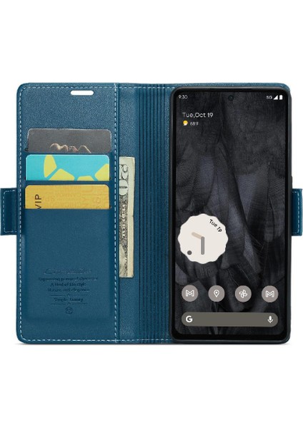 Google Pixel 8 Pro Anti Dolandırıcılık Kickstand Darbeye Dayanıklı Durumda (Yurt Dışından)