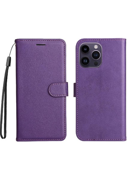 Iphone 15 Için Flip Case Pro Max Iş Cüzdan Telefon Kılıfı Yüksek Kalite (Yurt Dışından)