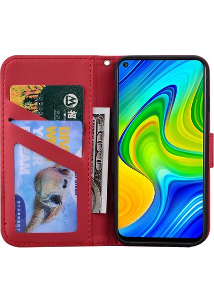 Xiaomi Redmi Not 9 Için Flip Case Darbeye Cüzdan Basit Iş Durum (Yurt Dışından) indirimleri