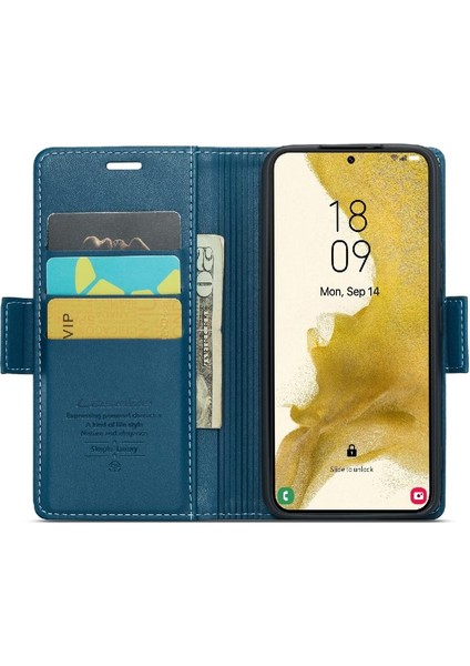Samsung Galaxy S22 Artı Cüzdan Durumda Kickstand Darbeye Dayanıklı (Yurt Dışından)