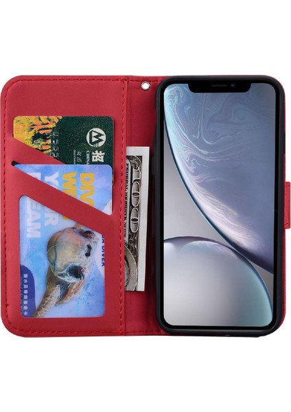 IPhone Xr Flip Kapak Kılıf Için Flip Case Cüzdan Darbeye Basit (Yurt Dışından)