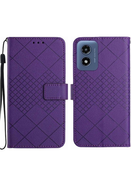 Motorola Moto G Oynamak Için Flip Case El Kayışı ile 5g 2024 Kart Yuvası Standı (Yurt Dışından)