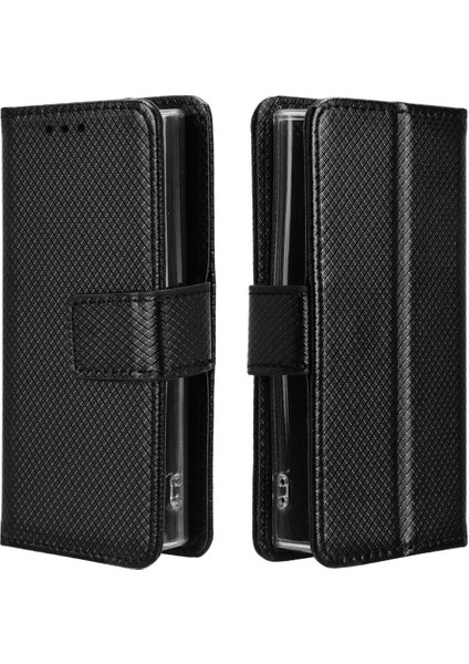 Nokia 105 2g 2023 Kickstand Kapak Manyetik Cüzdan Kart Tutucu (Yurt Dışından)