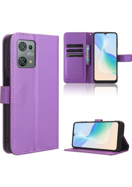 Blackview Oscal C30 Pro Kart Tutucu Kapak Manyetik Cüzdan Için Kılıf (Yurt Dışından)