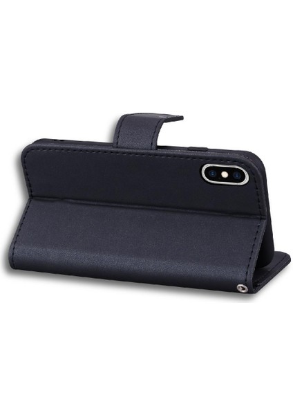 IPhone x Için Flip Case/xs Flip Kapak Basit Iş Deri Kılıf Cüzdan (Yurt Dışından) indirimleri
