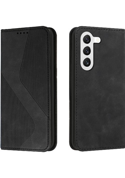 Samsung Galaxy S23 Artı Folio Flip Kart Yuvaları Tutucu Manyetik Pu (Yurt Dışından)