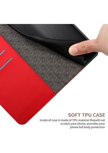 Xiaomi 12 Için Flip Case Cüzdan Pu Deri Elmas Kabartmalı Manyetik Kapak (Yurt Dışından)