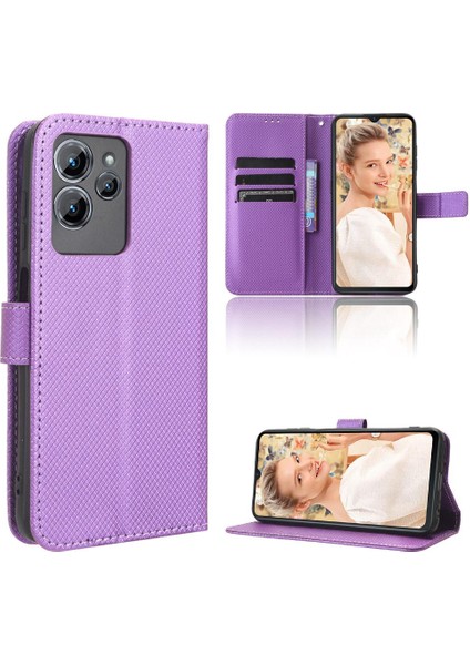 Oukitel C32 Kapak Kart Tutucu Kickstand Manyetik Cüzdan Için Kılıf (Yurt Dışından)