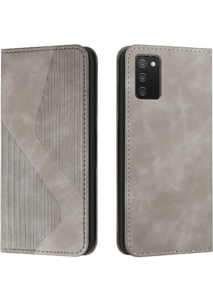 Samsung Galaxy A03S Manyetik Pu Deri Folio Kapak Cüzdan Kart (Yurt Dışından)
