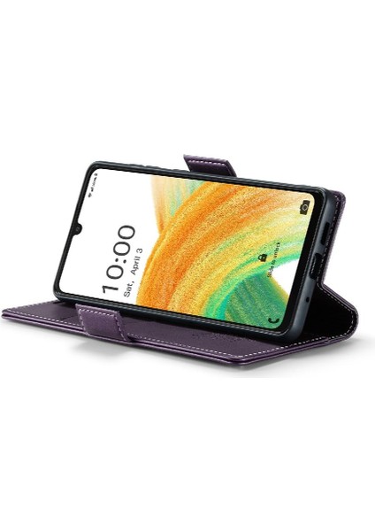 Samsung Galaxy A33 5g Kickstand Anti Dolandırıcılık Cüzdan Durumda (Yurt Dışından) modelleri