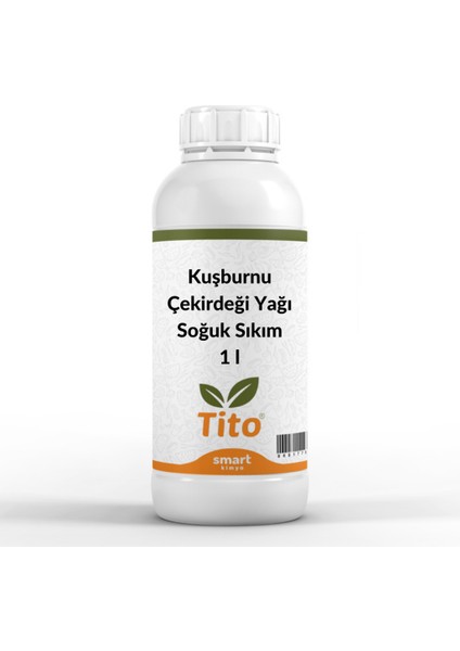 Kuşburnu Çekirdeği Yağı (Soğuk Sıkım) 1 Lt