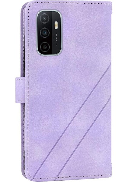 Oppo Için Filp Durumda A93 5G/A74 5G/A54 5G/A93S Kickstand Bilek Kayışı Kredi (Yurt Dışından)