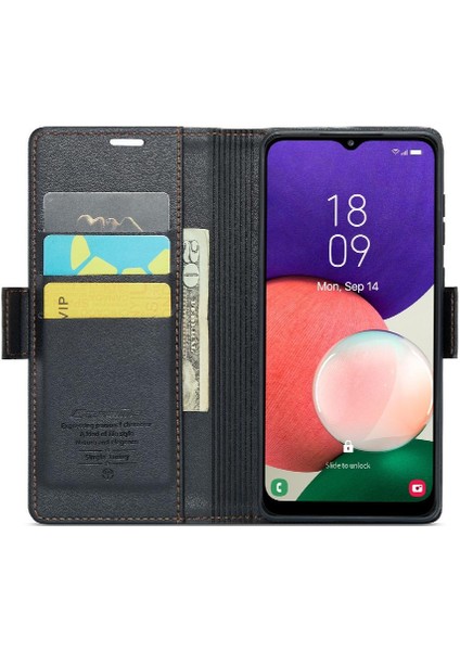 Samsung Galaxy A22 5g Darbeye Dayanıklı Durumda Kart Yuvası Cüzdan (Yurt Dışından)