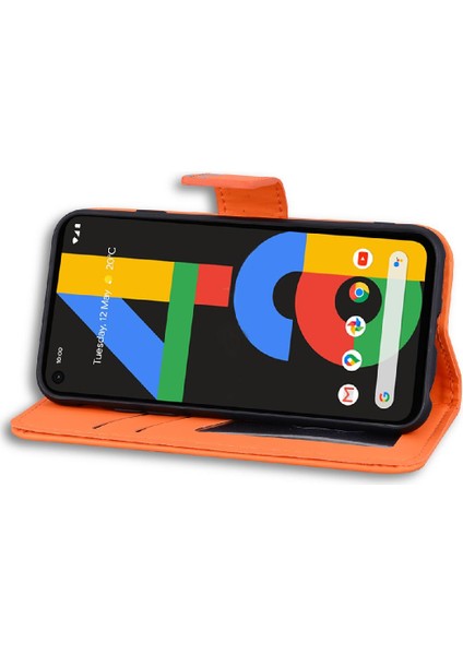 Google Piksel 4A Için Flip Case Basit Iş Kapak Kapak Cüzdan Darbeye (Yurt Dışından) indirimleri
