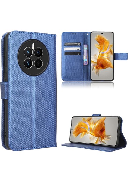 Huawei Mate 50 Için Kılıf Manyetik Cüzdan Kart Tutucu Kapak Kickstand (Yurt Dışından)