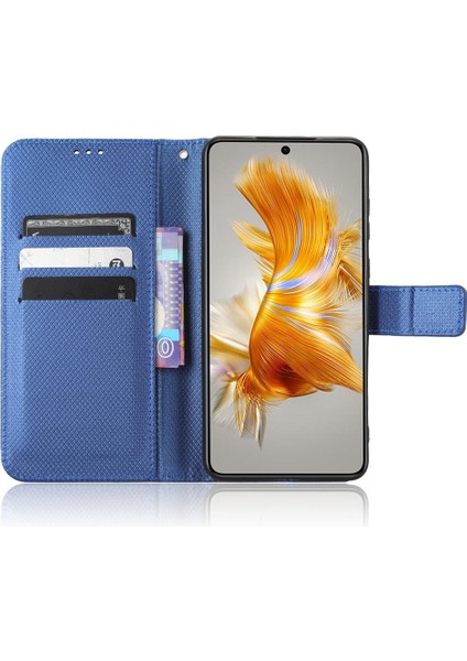 Huawei Mate 50 Için Kılıf Manyetik Cüzdan Kart Tutucu Kapak Kickstand (Yurt Dışından)