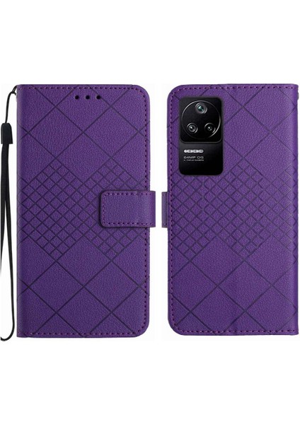 Xiaomi Poco F4 Için Flip Case 5g Elmas Kabartmalı Kart Yuvası Standı Manyetik (Yurt Dışından)