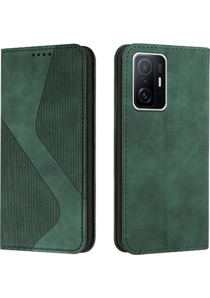 Xiaomi 11T/11T Pro Için Folio Kapak Cüzdan Kickstand Kart Yuvaları Tutucu (Yurt Dışından)