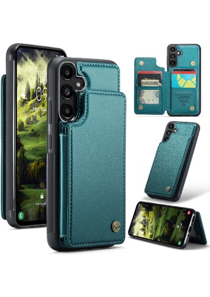Samsung Galaxy A35 5g Pu Deri Ince Darbeye Dayanıklı Caseme Cüzdan Kılıf (Yurt Dışından)