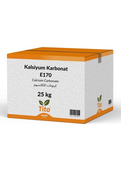 Kalsiyum Karbonat [Gıda Tipi] 25 Kg