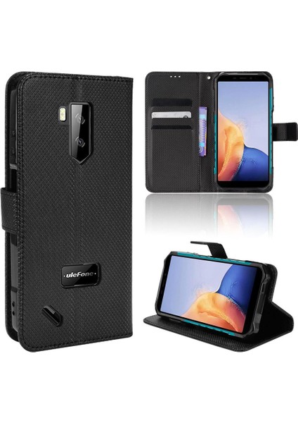 Manyi Mall Ulefone Zırh X9 Kickstand Kapak Kart Tutucu Manyetik Cüzdan Için Kılıf (Yurt Dışından)