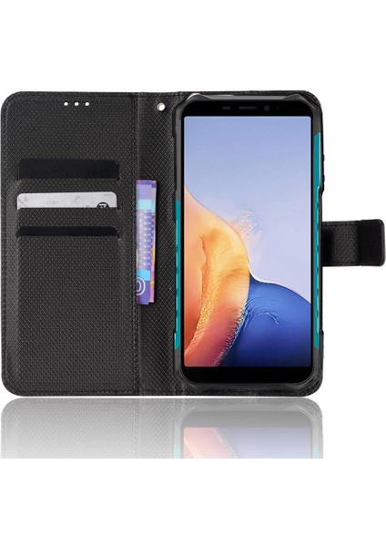 Manyi Mall Ulefone Zırh X9 Kickstand Kapak Kart Tutucu Manyetik Cüzdan Için Kılıf (Yurt Dışından)