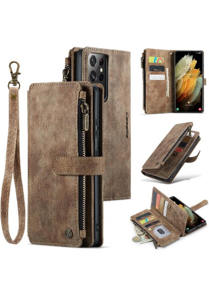 Samsung Galaxy S21 Için Caseme Durumda Ultra Cüzdan Kılıf Kadın Erkek Sürücüleri Için (Yurt Dışından) modelleri