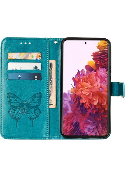Samsung Galaxy S21 Ultra 5g Kapak Çevirin Kabartma Kelebek (Yurt Dışından)