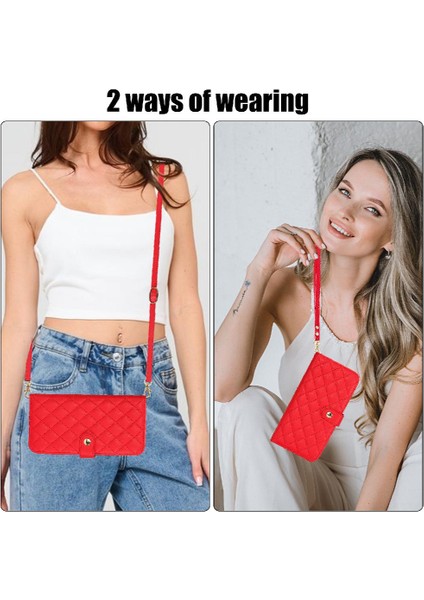 Manyi Mall 5 Kart Yuvaları ile Google Piksel 8 Anti Hırsızlık Fırça Crossbody Tarzı Için Kılıf (Yurt Dışından)