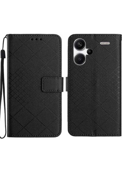 Xiaomi Redmi Not Için Flip Case 13 Pro Artı El Kayışı Elmas Kart ile (Yurt Dışından)