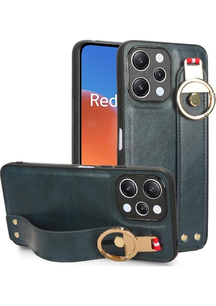 Xiaomi Redmi Için Kılıf 12 4g Uyumluluk Bilek Kayışı Premium Pu Deri (Yurt Dışından)
