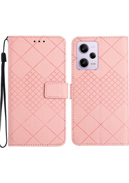 Xiaomi Redmi Not 12 Pro Için Flip Case Artı El Kayışı ile Manyetik Kapak (Yurt Dışından)