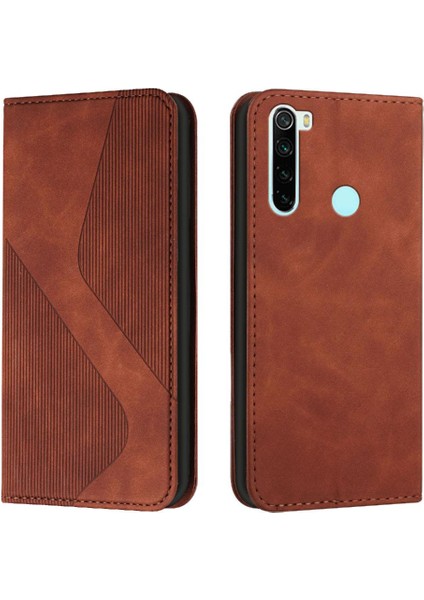 Xiaomi Redmi Not 8 Için Kılıf Manyetik Folio Kapak Pu Deri Cüzdan Kart (Yurt Dışından)