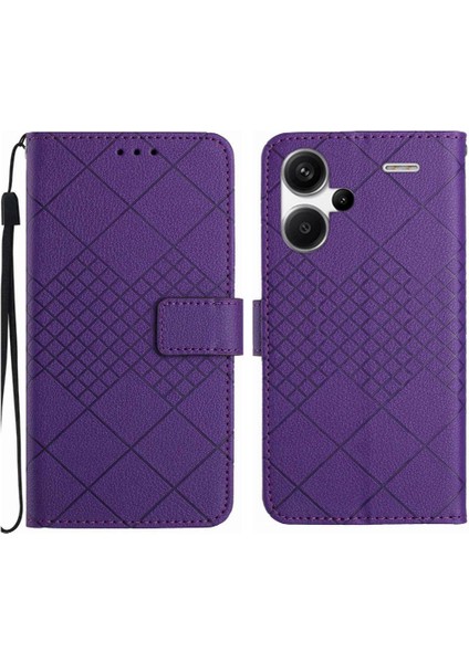 Xiaomi Redmi Not Için Flip Case 13 Pro Artı El Kayışı Elmas Kart ile (Yurt Dışından)
