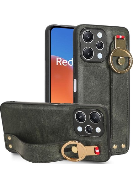 Xiaomi Redmi Için Kılıf 12 4g Uyumluluk Bilek Kayışı Premium Pu Deri (Yurt Dışından)