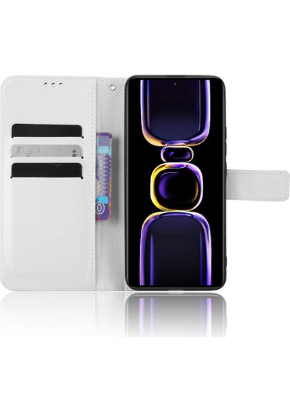 Xiaomi Poco F5 Pro Kart Tutucu Kickstand Kapak Manyetik Cüzdan (Yurt Dışından)