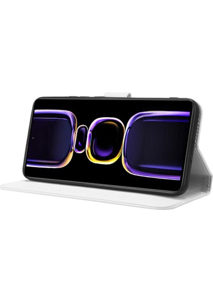 Xiaomi Poco F5 Pro Kart Tutucu Kickstand Kapak Manyetik Cüzdan (Yurt Dışından)