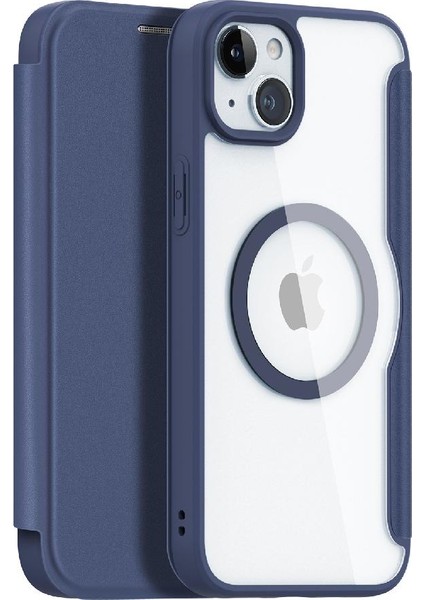 Rfıd Durfid Durumda IPhone 15 Artı Rfıd Engelleme Kart Yuvası ile Pu Deri (Yurt Dışından)