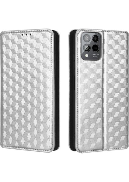 T-Mobile Revvl 6 Pro 5g Pu Deri Kart Yuvaları Tutucu 3D Desen Için Kılıf (Yurt Dışından)