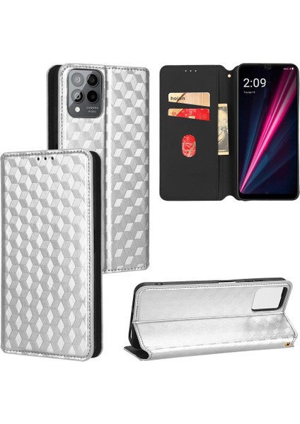 T-Mobile Revvl 6 Pro 5g Pu Deri Kart Yuvaları Tutucu 3D Desen Için Kılıf (Yurt Dışından) indirimleri