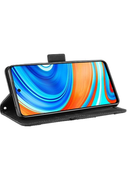 Xiaomi Redmi Not 9s Için Kılıf Ayarlanabilir Ayrılabilir Kart Tutucu Manyetik Kapatma Deri Cüzdan Kapak (Yurt Dışından)