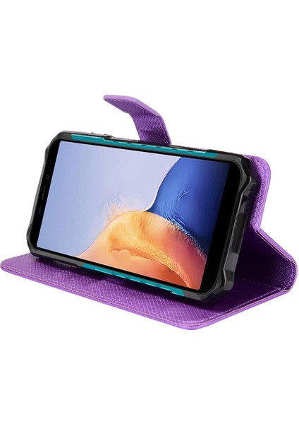 Manyi Mall Ulefone Zırh X9 Kickstand Kapak Kart Tutucu Manyetik Cüzdan Için Kılıf (Yurt Dışından)