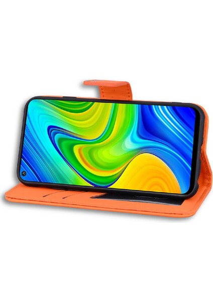 Xiaomi Redmi Not 9 Için Flip Case Darbeye Cüzdan Basit Iş Durum (Yurt Dışından)