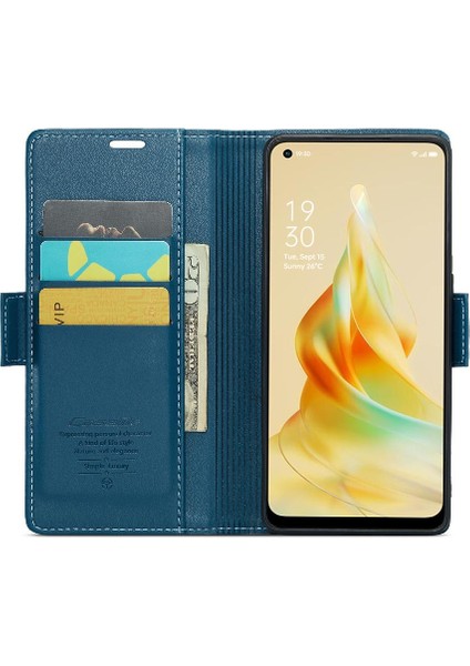 Oppo Caseme 7 4g Için Caseme Durumda Kickstand Kart Yuvası Anti Dolandırıcılık Cüzdan Kılıf (Yurt Dışından)