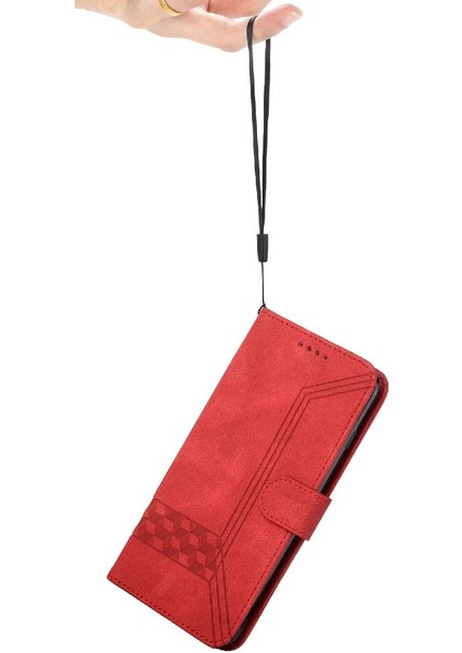 Xiaomi Redmi Not 9 ile Uyumlu Cüzdan Kılıf Pu Deri Kart Kapak ile Kullanışlı Standı Özelliği (Yurt Dışından)