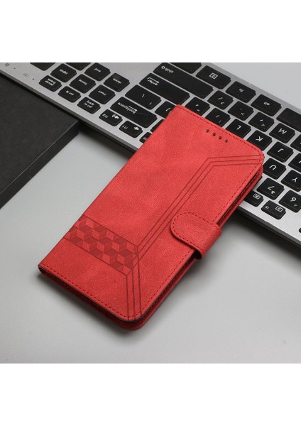 Xiaomi Redmi Not 9 ile Uyumlu Cüzdan Kılıf Pu Deri Kart Kapak ile Kullanışlı Standı Özelliği (Yurt Dışından)