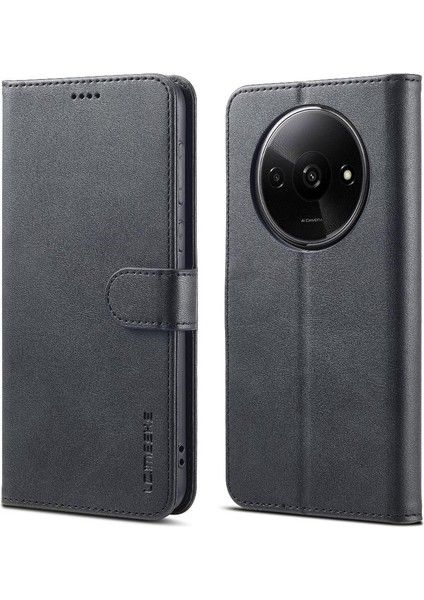 Xiaomi Redmi A3 Kart Yuvaları Cüzdan Tutucu ile Buzağı Doku Flip (Yurt Dışından) modelleri